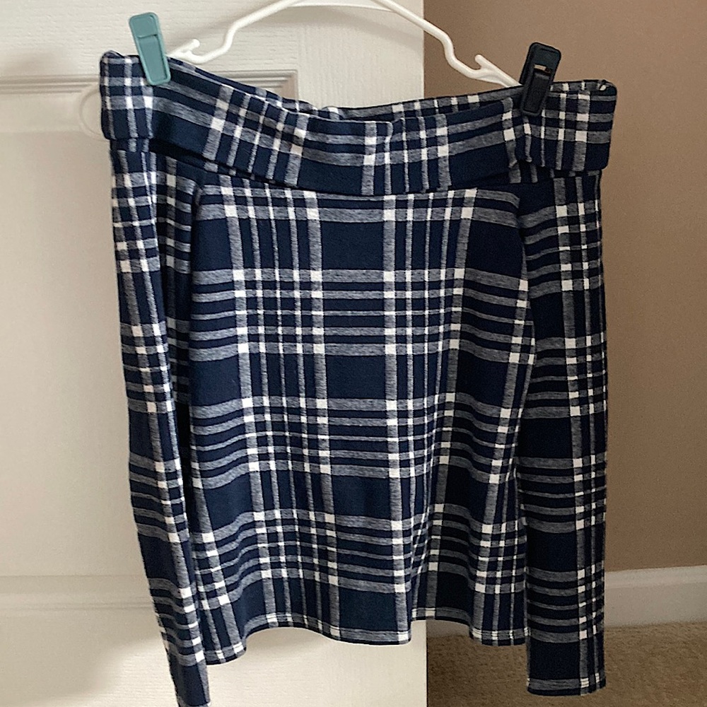 Banana Republic Boatneck Flannel Shirt. Size XS